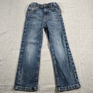 Wrangler Retro Slim Straight Jeans Kids Size 6 Slim Medium Wash Denim 1088JWZBZ